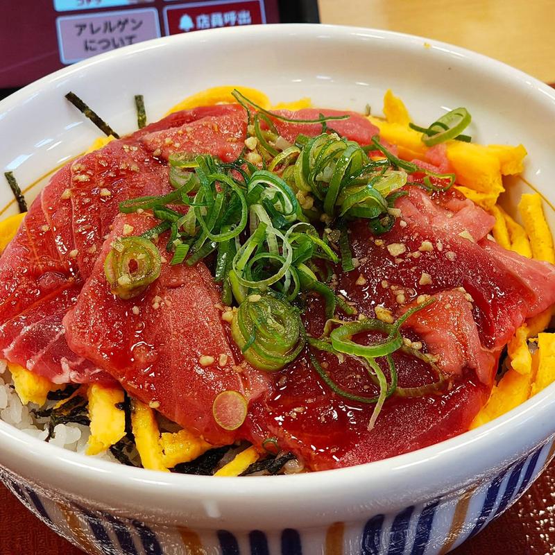 本マグロ丼(なか卯 祖師ヶ谷大蔵店)