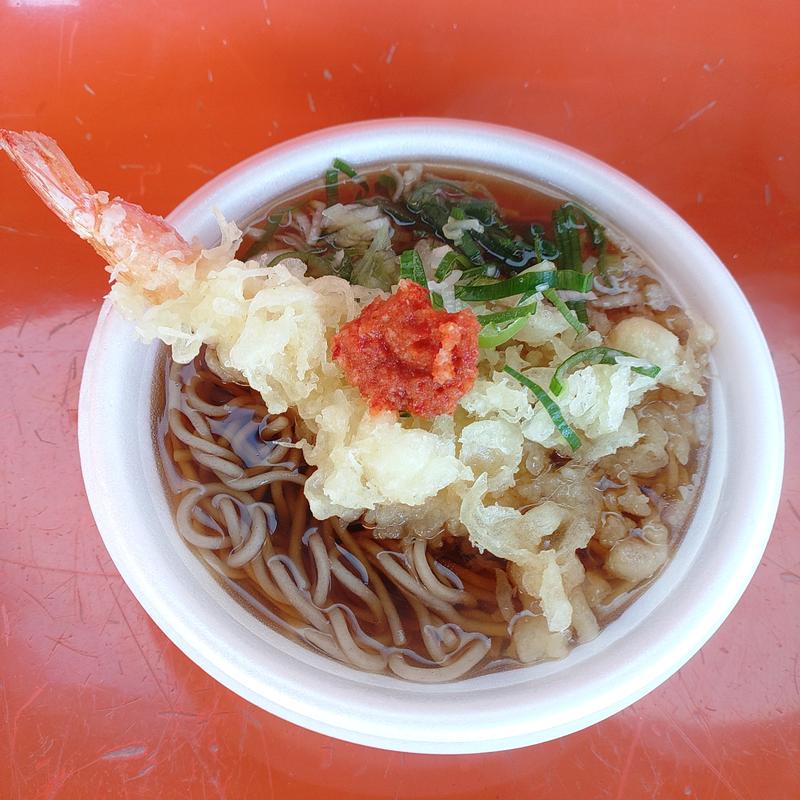 海老天そば(山水)