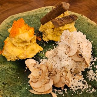 ポテサラ3種の盛り合わせ(酒場ワタナベ)