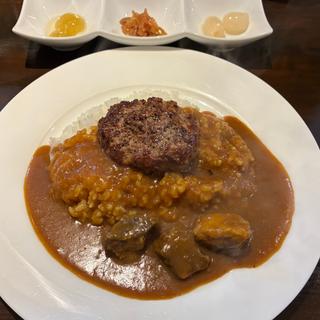 ビーフカレー+ハンバーグ（90g）