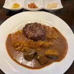 ビーフカレー+ハンバーグ（90g）(Sion (シオン))