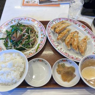 ニラレバ炒めセット（餃子6個）