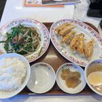 ニラレバ炒めセット（餃子6個）(餃子の王将 今羽駅前店)