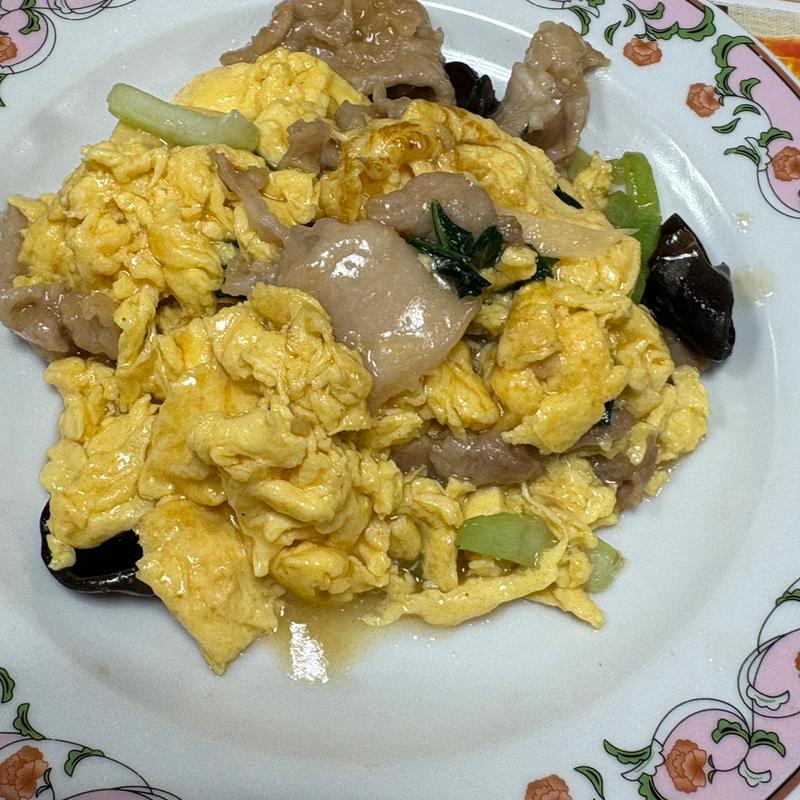 肉と玉子の炒り付け(餃子の王将 高田馬場店)