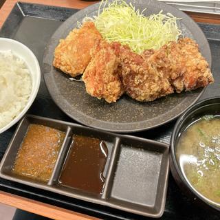 特選醤油からあげ合盛り定食