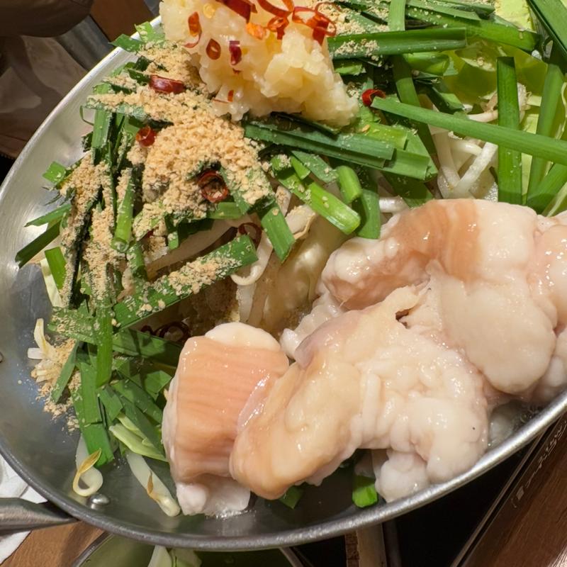 白味噌もつ鍋(屋台屋 博多劇場 御徒町店)