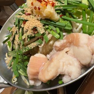 白味噌もつ鍋(屋台屋 博多劇場 御徒町店)