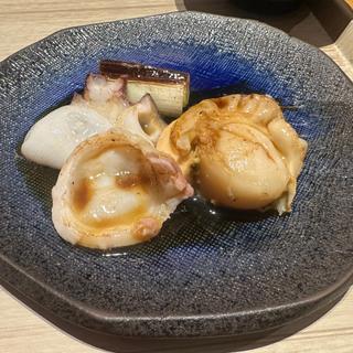 海鮮の鉄板焼き 帆立ソース(奥入瀬渓流ホテル by 星野リゾート)