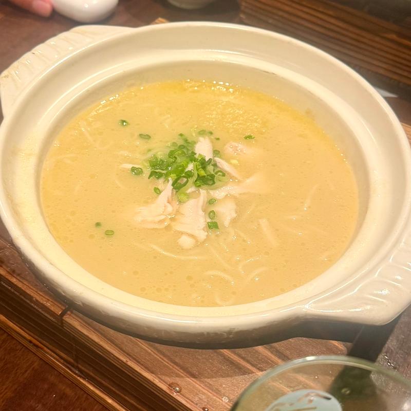 店炊き ひな鶏煮込みそば(やきとり家　すみれ 池袋東口店 )