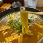 かすカレーうどん