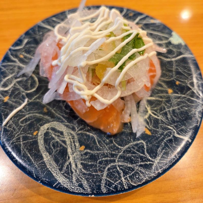 オニオンサーモン(回転寿司 さんきゅう 石切店)