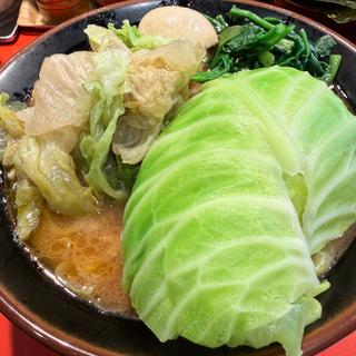 ラーメン中 キャベツ レタス 海苔