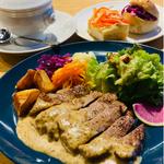 豚肩ロースソテー　トリュフオイル香るハニーマスタードソース(New York New York 大手町店)