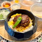 ブラックアンガスピーフハンバーグひつまぶし(Mr.Gentleman Neo Japan Dining 横浜店)