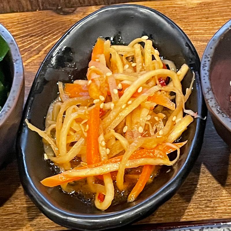大根きんぴら朝限定単品(しんぱち食堂 川崎銀柳街店)