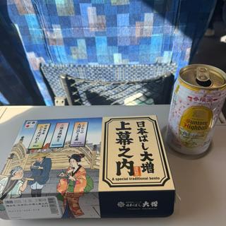 上幕ノ内弁当　ハイボール(駅弁屋 上野中央改札店)
