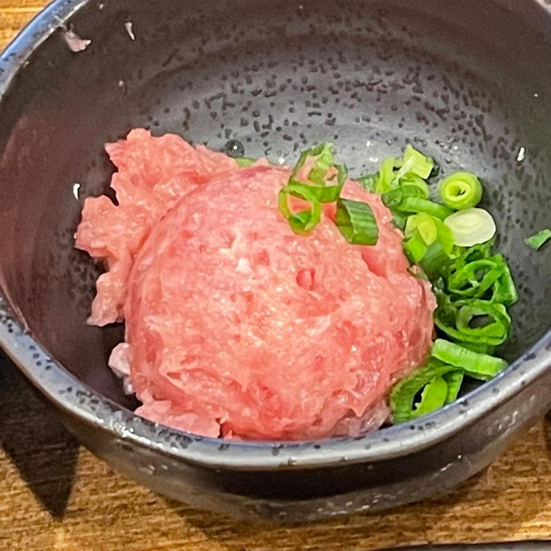 厳選高級ネギトロ朝限定単品(しんぱち食堂 川崎銀柳街店)