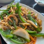 Bセット（青椒肉絲、台湾ラーメン）