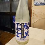 山形「栄光冨士 純米吟醸 無濾過生原酒 おりがらみ白耀」(大衆酒場食堂 ななつぼし)