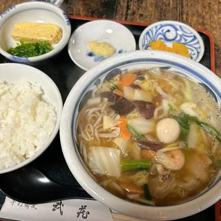 あんかけそば定食(武蔵 北今宿店)