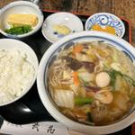 あんかけそば定食