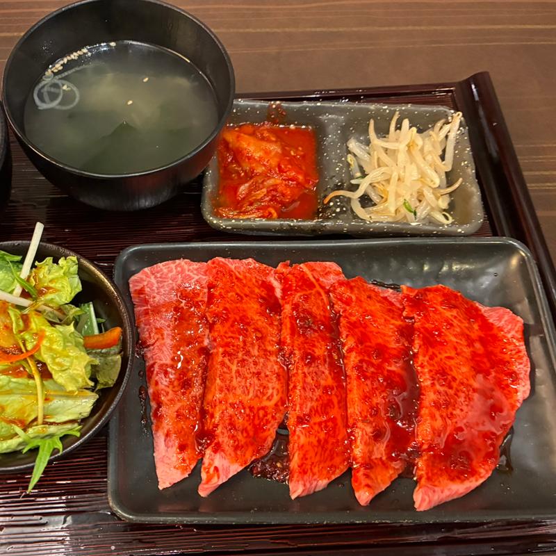 A5和牛ロースランチ(焼肉陽山道 上野本店)