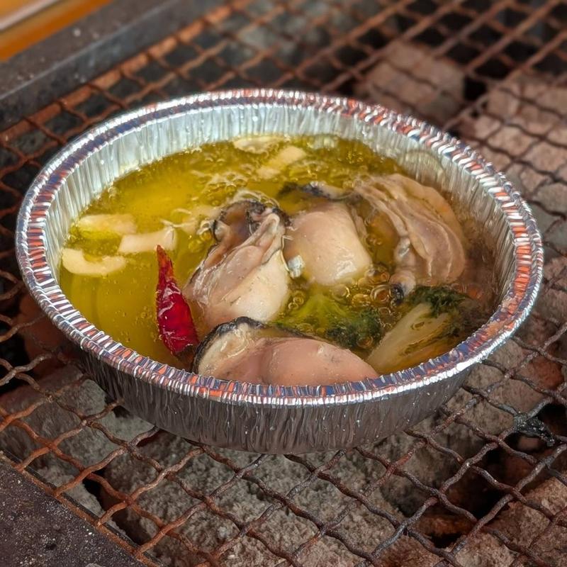 かきのアヒージョ(かき小屋 島田水産 )