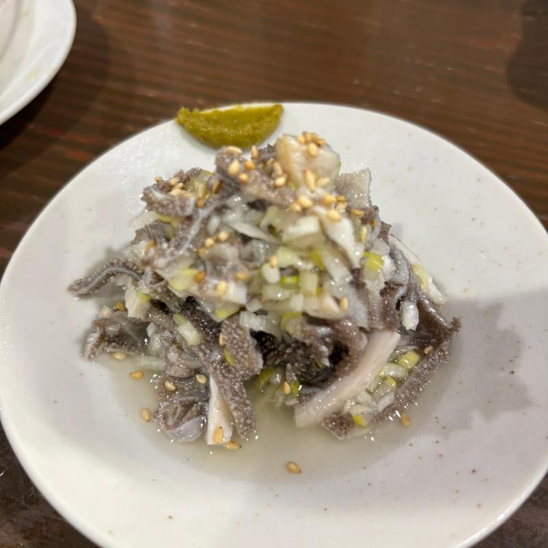 センマイ刺身(もつ焼かど 琴似店)