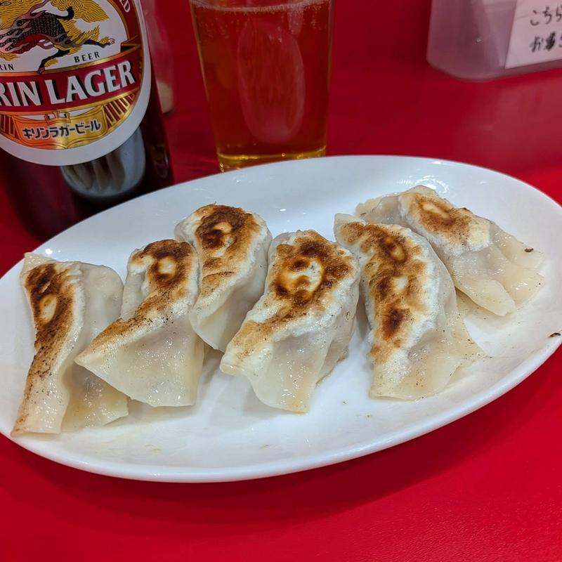 餃子(中華料理 萬福)