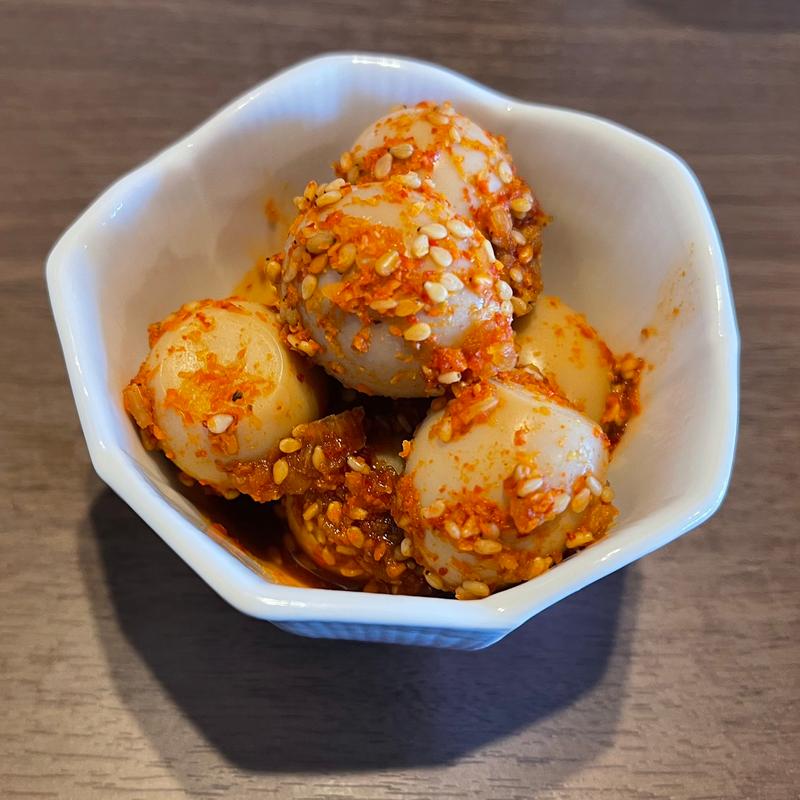 うずら卵煮(万葉庵)