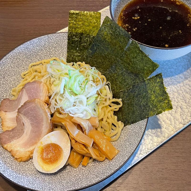 特製醤油つけ麺(万葉庵)
