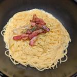 カリカリベーコンのカルボナーラ(釜あげスパゲティ すぱじろう 渋谷)