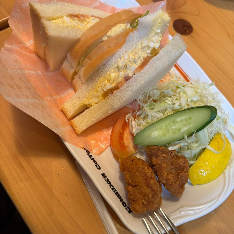 たまとまレタスサンド(コメダ珈琲店 東小金井店)