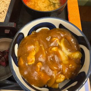 カレー丼セット(生蕎麦 富士見屋)