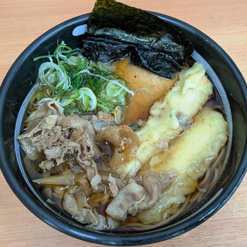 700円そば(かしわや 新城店)