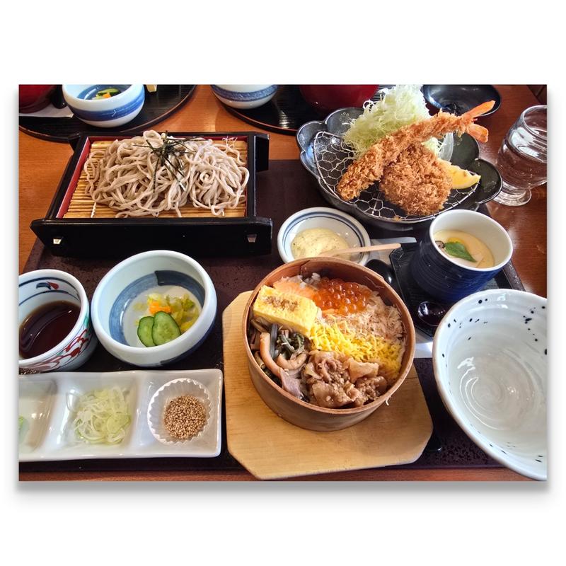 選べる會津わっぱ御膳(まる家須賀川店)