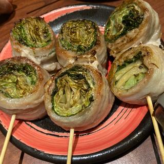 レタス巻き(炭火野菜巻き串と餃子 博多うずまき 海浜幕張店)