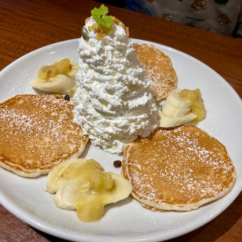 バナナホイップパンケーキ(ラ・オハナ南砂店)