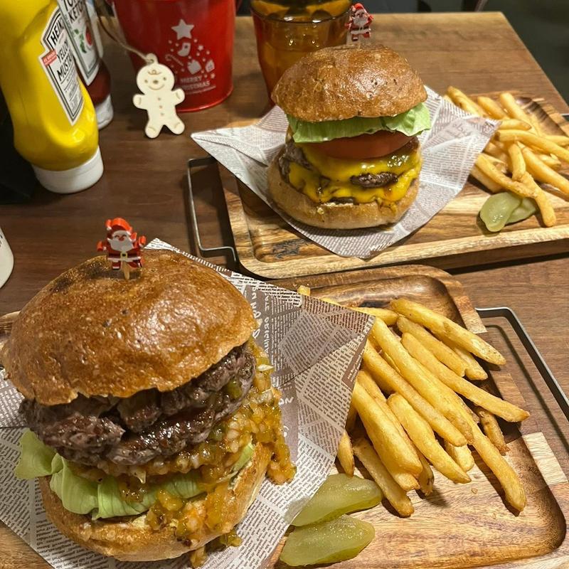 バリネスダブルバーガー ダブルチーズバーガー(Jack37Burger)