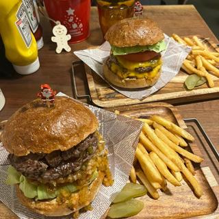 バリネスダブルバーガー ダブルチーズバーガー