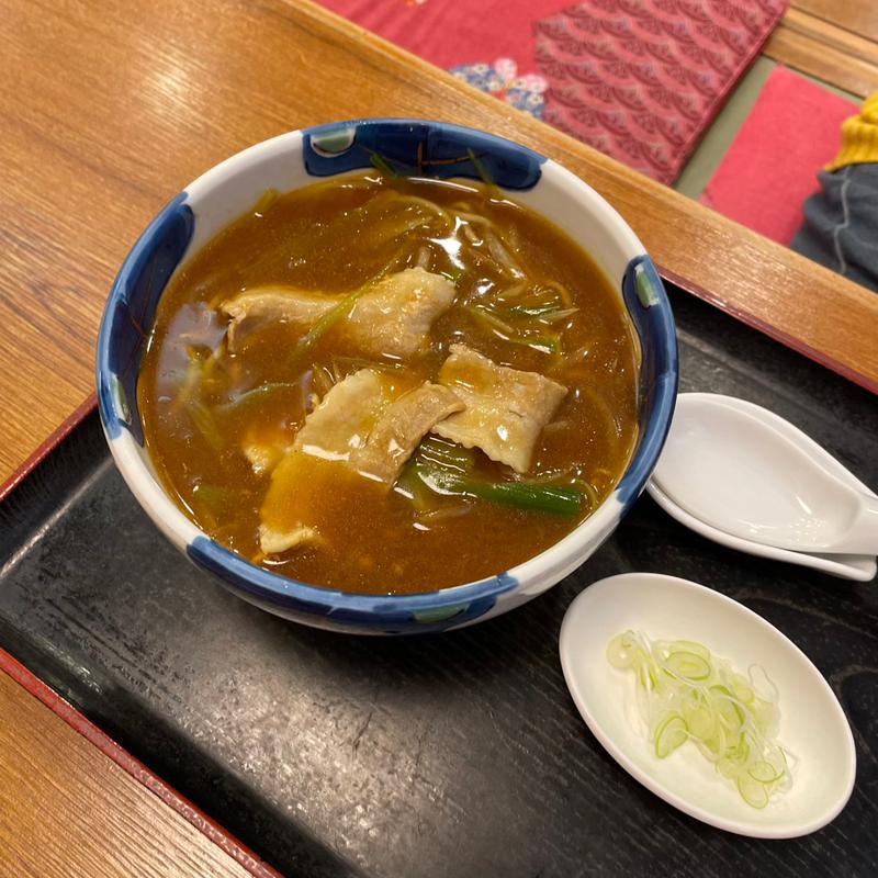 カレー南蛮(手打ちそば 深山（みやま）)