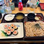 ねぎトロ巻き　北海道そば(和食レストランとんでん 渋川店 )