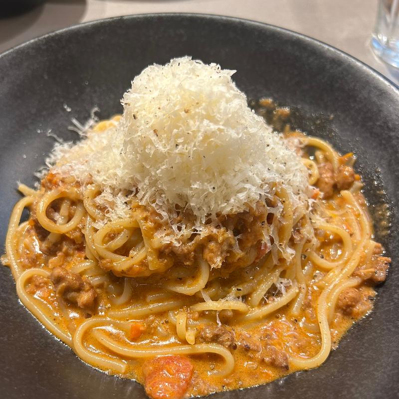 富士山盛りチーズのボロネーゼ大盛り(麦のトリコ 元住吉店)