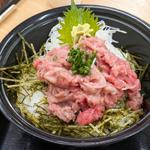 まぐろの中落ち丼