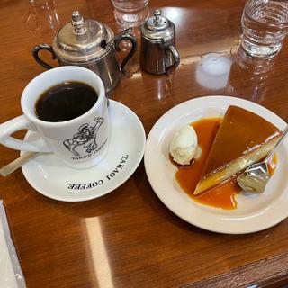 ブレンドコーヒー、プリン(高木珈琲店 烏丸店 (タカギコーヒーテン))