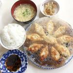 焼餃子定食(万里長城水餃子店)