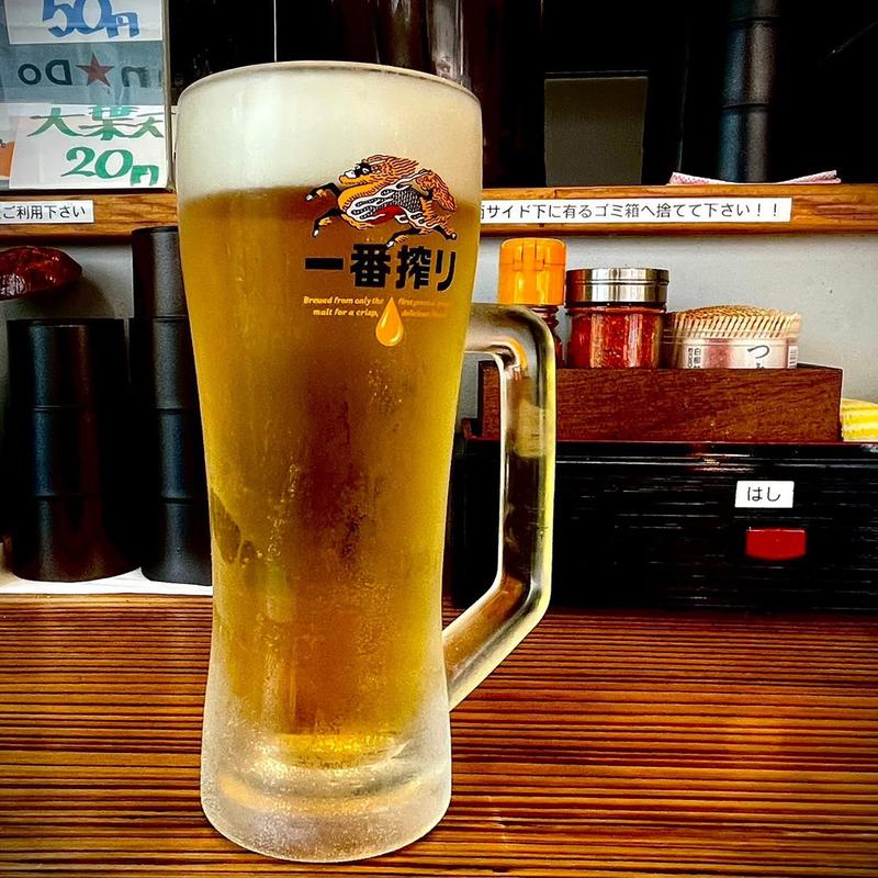 生ビール(心)