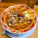 地鶏ラーメン 麺硬め(らーめん秋田 ひない軒)