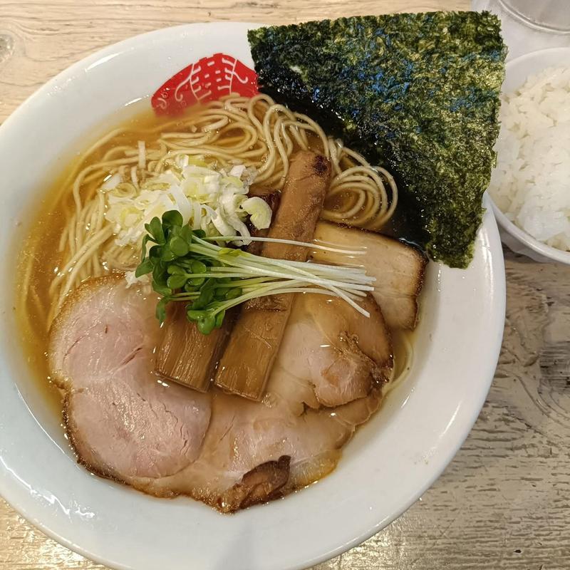 煮干し中華そば 醤油 小ライス(中華そば スパンキー)