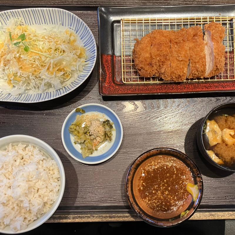 ロースカツ御膳(とんかつ濵かつ 北九州本城店)
